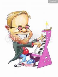 Image result for Elton John Cartoon Images