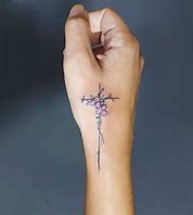 Image result for Cross Tattoos for Women On Wrist