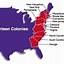 Image result for Map of 13 Colonies 1776