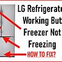 Image result for LG Freezer Not Cold