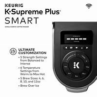 Image result for Keurig K-Supreme Plus Single-Serve Coffee Maker, White