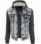 Image result for Jean Jacket with Hoodie Outfit