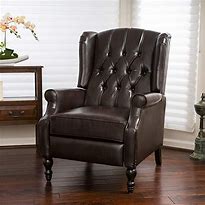 Image result for Brown Leather Recliner Arm Chairs