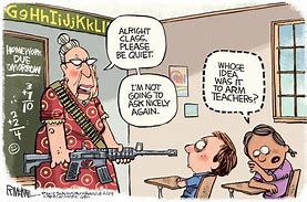 Image result for Gun Control Satire Cartoons