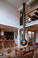 Image result for Hanging Fireplaces Indoor
