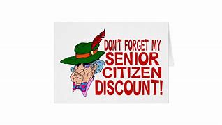 Image result for Senior Citizen Discount Graphic