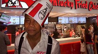 Image result for KFC Bucket Guy