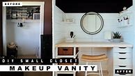 Image result for DIY Closet Vanity