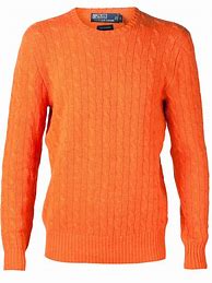 Image result for Orange Sweater Men