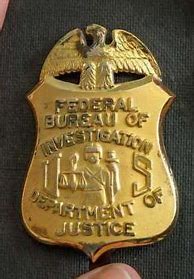 Image result for Authentic FBI Badge