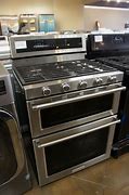 Image result for kitchenaid double oven gas range