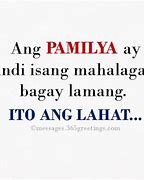 Image result for Tagalog Quotes About Family