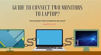 Image result for Connect Two Monitors to Laptop
