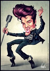 Image result for Cartoons About Elvis Presley