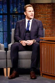 Image result for Chris Pratt Suit Sitting