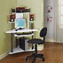 Image result for Corner Computer Armoire for Small Space Desk