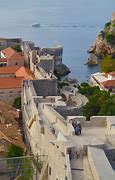 Image result for Walls of Dubrovnik Aerial View