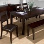Image result for Dining Table with Benches