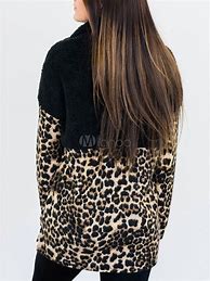 Image result for Black Leopard Print Sweatshirt