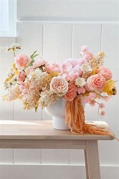Faux Floral Centerpiece Ideas DIY | Pink flower arrangements, Wedding floral centerpieces, Wedding flowers summer