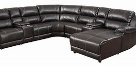 Image result for Leather Sectional Sofas with Recliners