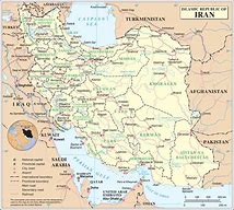 Image result for Iran Cities Map