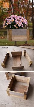 Image result for Pallet Wood Planters Outdoor