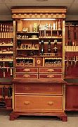 Image result for Wooden Tool Cabinet