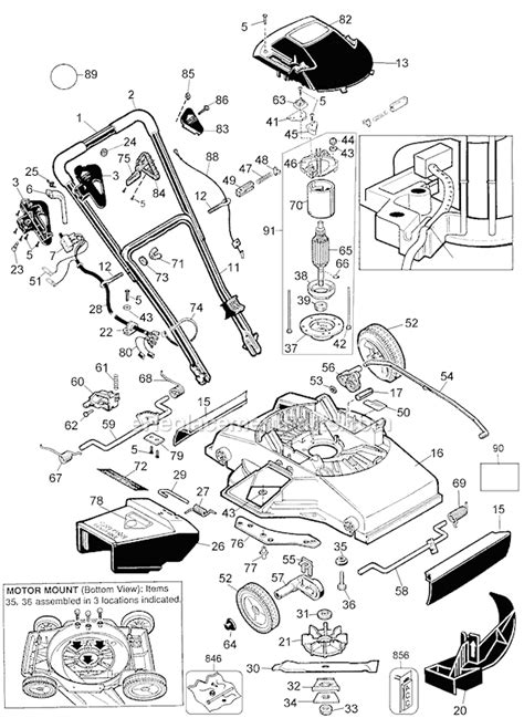 Black and Decker MM600 Parts List and Diagram   Type 2  