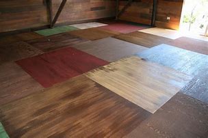 Image result for Stained Plywood Floor