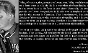 Image result for Hermann Goering Quotes