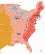 Image result for Map of American Colonies 1775