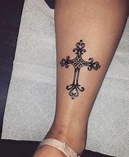 Image result for Girl Cross Tattoos