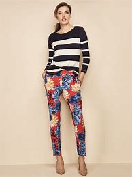 Image result for Floral Print Pants Summer