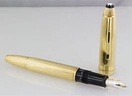 Image result for Gold Fountain Pen