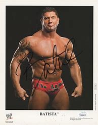 Image result for Dave Bautista Autograph