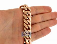 Image result for Rose Gold Cuban Chain