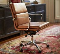 Image result for Pottery Barn Leather Desk Chair