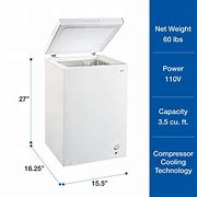 Image result for Ascoli Chest Freezer 5 Cu FT