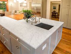 Image result for carrera countertops with white cabinets