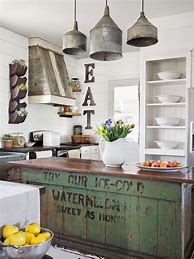 Image result for Rustic Farmhouse Kitchen Decor