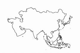 Image result for Asia Outline