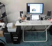 Image result for Simple Black Computer Desk