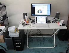 Image result for Small Mobile Computer Desk