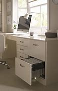 Image result for White Home Office Desk with Drawers
