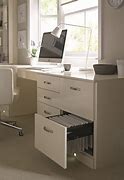 Image result for Contemporary Desk with Drawers