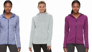 Image result for Women's Hooded Zippered Sweatshirts