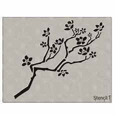 Cherry Blossom Branch Stencil (8 5″x11″) Stencil 1