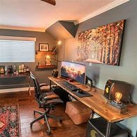 Image result for How to Decorate a Room with a Desk in the Middle
