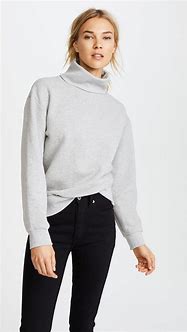Image result for Sweatshirt with Turtleneck Outfit